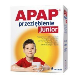 Apap Przeziębienie Junior 6 saszetek