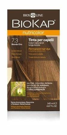 BIOKAP NUTRICOLOR 7.3 Złoty Blond 140ml