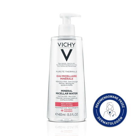 VICHY PURETÉ THERMALE Mineralny Płyn Micelarny dla skóry wrażliwej 400 ml