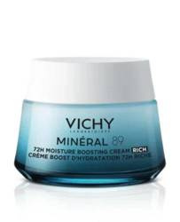 VICHY MINERAL 89 Rich Cream, krem nawilżająco-odbudowujący, 50 ml