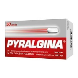 Pyralgina 500mg, 50 tabletek