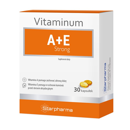 Vitaminum A + E STRONG 30 kapsułek