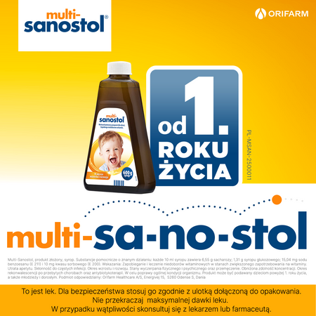 Multi-Sanostol syrop, 600 g