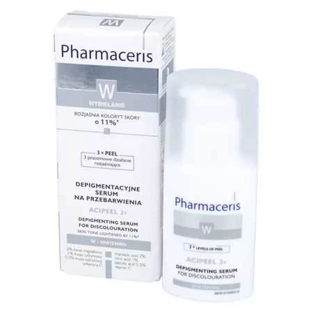 PHARMACERIS W ACIPEEL Depigmentacyjne serum na przebarwienia, 30ml