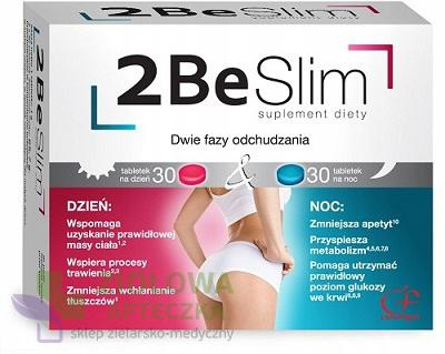 2Be Slim Forte, odchudzanie dzień i noc, 60 tabletek