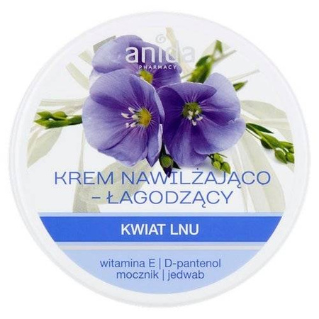 ANIDA Krem nawilż-łagodz. kwiat lnu 125ml