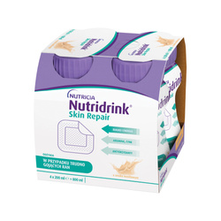 Nutridrink Skin Repair o smaku waniliowym, 4x200ml Data ważności 2026.03.10