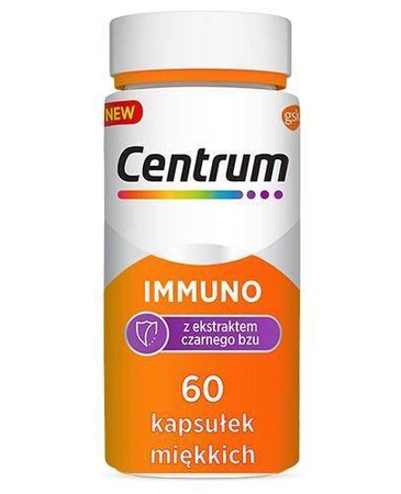 Centrum Immuno z ekstraktem z czarnego bzu 60 kaps