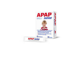 Apap Junior saszetki, 250mg x 10szt