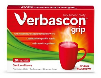 Verbascon Grip saszetki, 10 saszetek