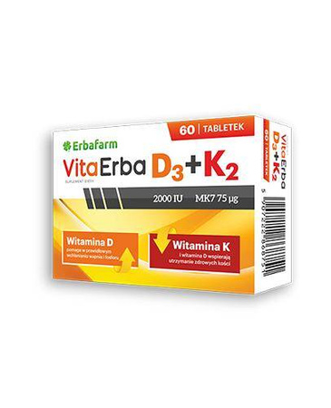 VitaErba D3+K2 60 tabl.