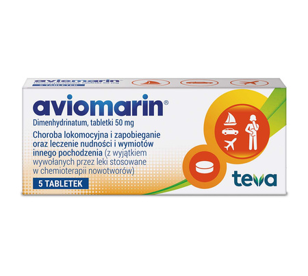 Aviomarin, 5 tabletek