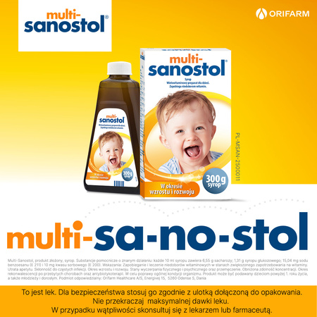 Multi-Sanostol syrop, 300 g