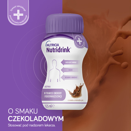 Nutridrink o smaku czekoladowym 4x125 ml 