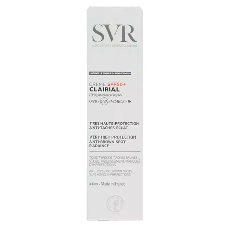 Svr Clairial Creme SPF50+ krem, 40 ml Data wańności 2025.10.30