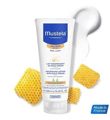 MUSTELA BEBE ENFANT Mleczko odżywcze z cold cream 200ml