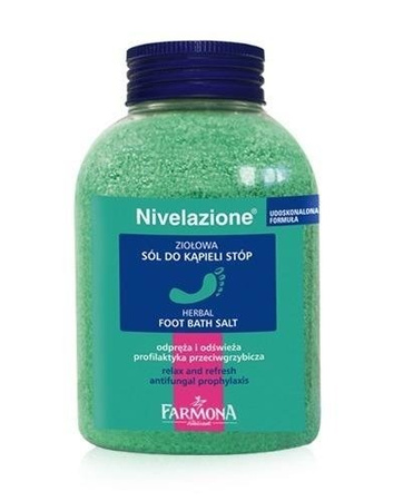 FARMONA NIVELAZIONE Sól do kąpieli stóp ziołowa 600g