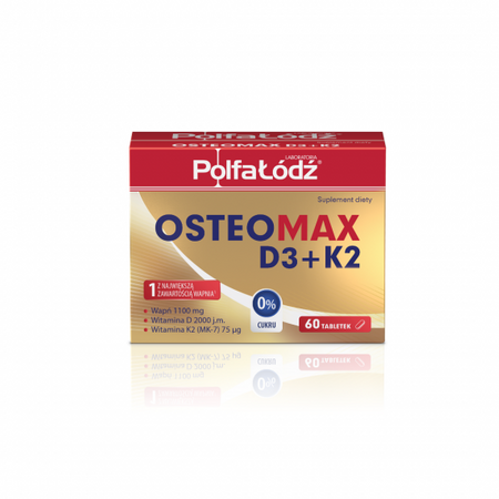 Osteomax D3+K2 , 60 tabletek