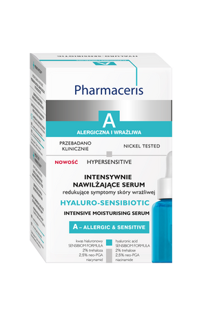 PHARMACERIS A Hyaluro-Sensibiotic Intensywnie nawilżające serum 30 ml