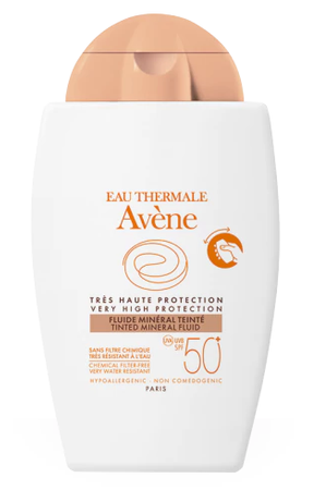 AVENE SUN Fluid mineralny koloryzujący SPF50 40 ml