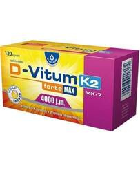 D-Vitum Forte Max 4000 j.m. K2, 120 kapsułek