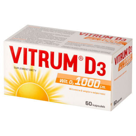 Vitrum D3 1000 kapsułki, 60 sztuk