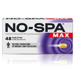 No-Spa MAX tabletki powlekane 80 mg, 48 tabletek