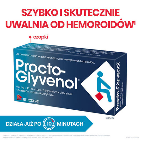 Procto-Glyvenol, 10 czopki