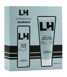 LIERAC Zestaw HOMME Wszechstronna Emulsja Anti-Aging, 50 ml + Żel pod prysznic, 200 ml