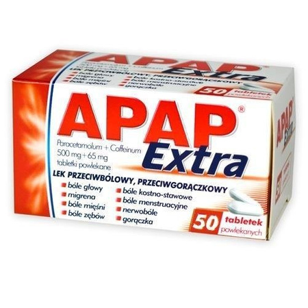 Apap Extra 50 tabletek