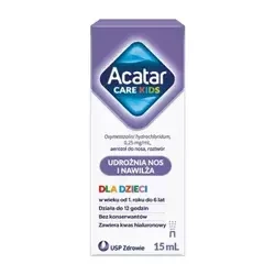 Acatar Care Kids,0,25mg/ml, aerozol do nosa, 15ml DATA WAŻNOSCI 2024/07