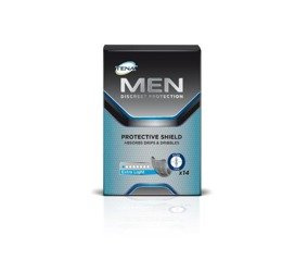 TENA Men Extra Light, wkłady anatomiczne, 14 sztuk