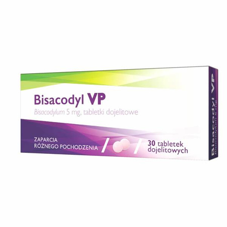 Bisacodyl 5mg x 30 draż.