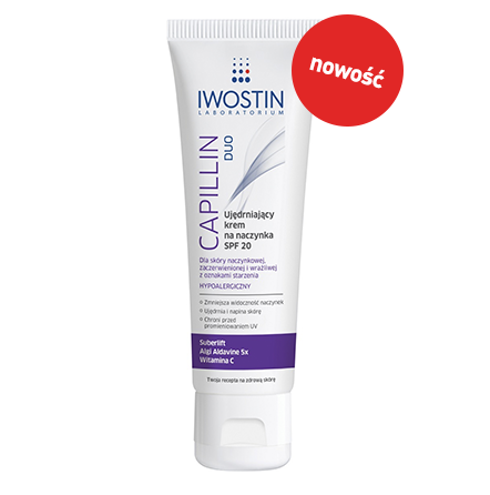 IWOSTIN CAPILLIN Duo Ujędrniający krem na naczynka SPF 20 40ml