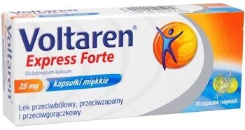 Voltaren Express Forte 25mg  20 kapsułek 