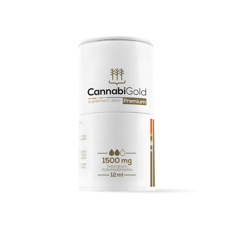 CannabiGold Premium 1500 olej 12 ml