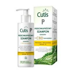 CUTIS P Szampon Przeciwłupieżowy, konopny + CBD, 150 ml