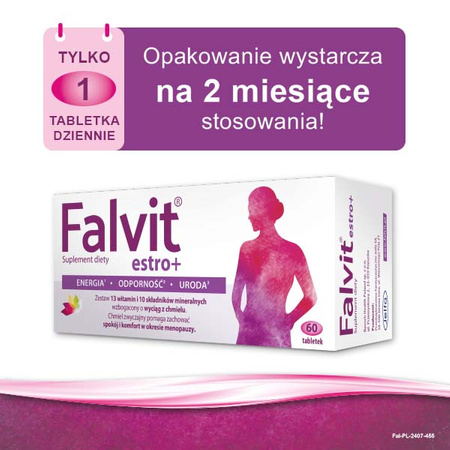 Falvit Estro+ tabletki powlekane 60 sztuk