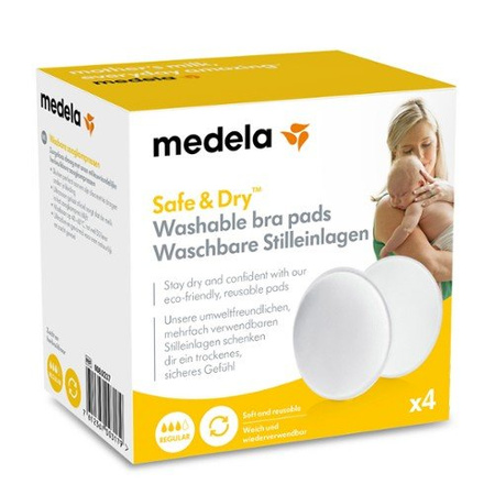 MEDELA Wkładki laktacyjne wielorazowe 4 sztuki