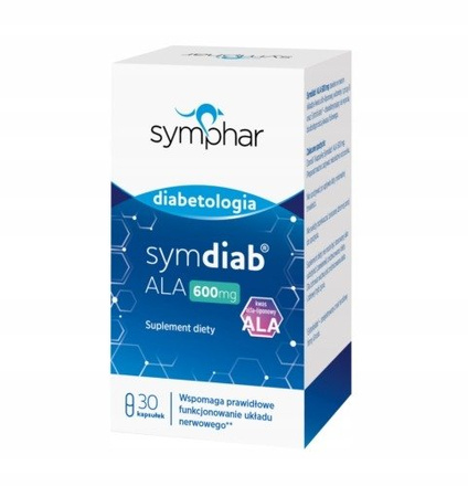 Symdiab ALA 600mg 30 kapsułek twardych