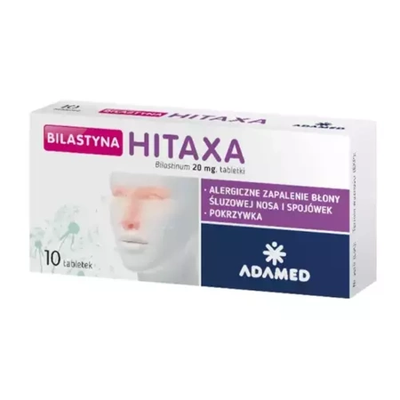 Bilastyna Hitaxa 20 mg, 10 tabletek