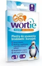 Wortie plastry do usuwania kurzajek, 15 sztuk