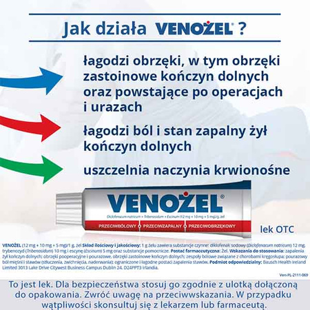 Venożel żel 50g