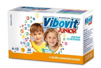 Vibovit Junior smak pomarańczowy, 30 saszetek