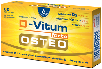 D-Vitum forte Osteo, 60 tabletek