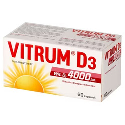Vitrum D3 4000, 60 kapsułek