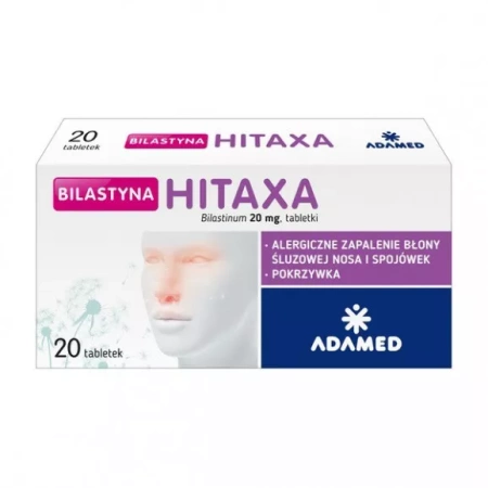 Bilastyna Hitaxa tabl. 20 mg 20 tabl.