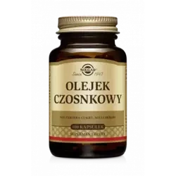 SOLGAR Olejek czosnkowy 1 mg, 100 kapsułek