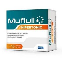 Mufluil Hipertonic roztwór do nebulizacji, 10 ampułek x 5 ml