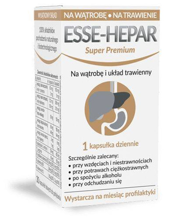 Esse-Hepar Super Premium, 30 kapsułek